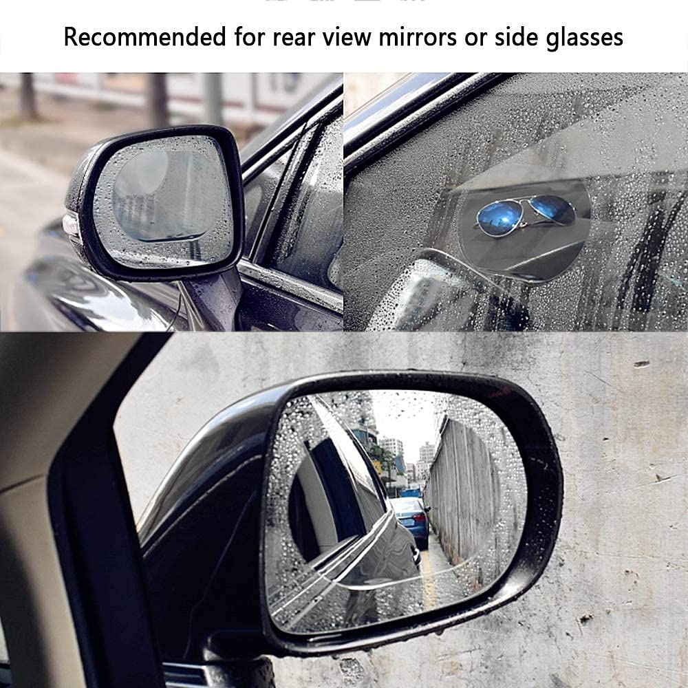 waterproof anti fog protective film for rearview car mirror 17x12 cm pack of 1