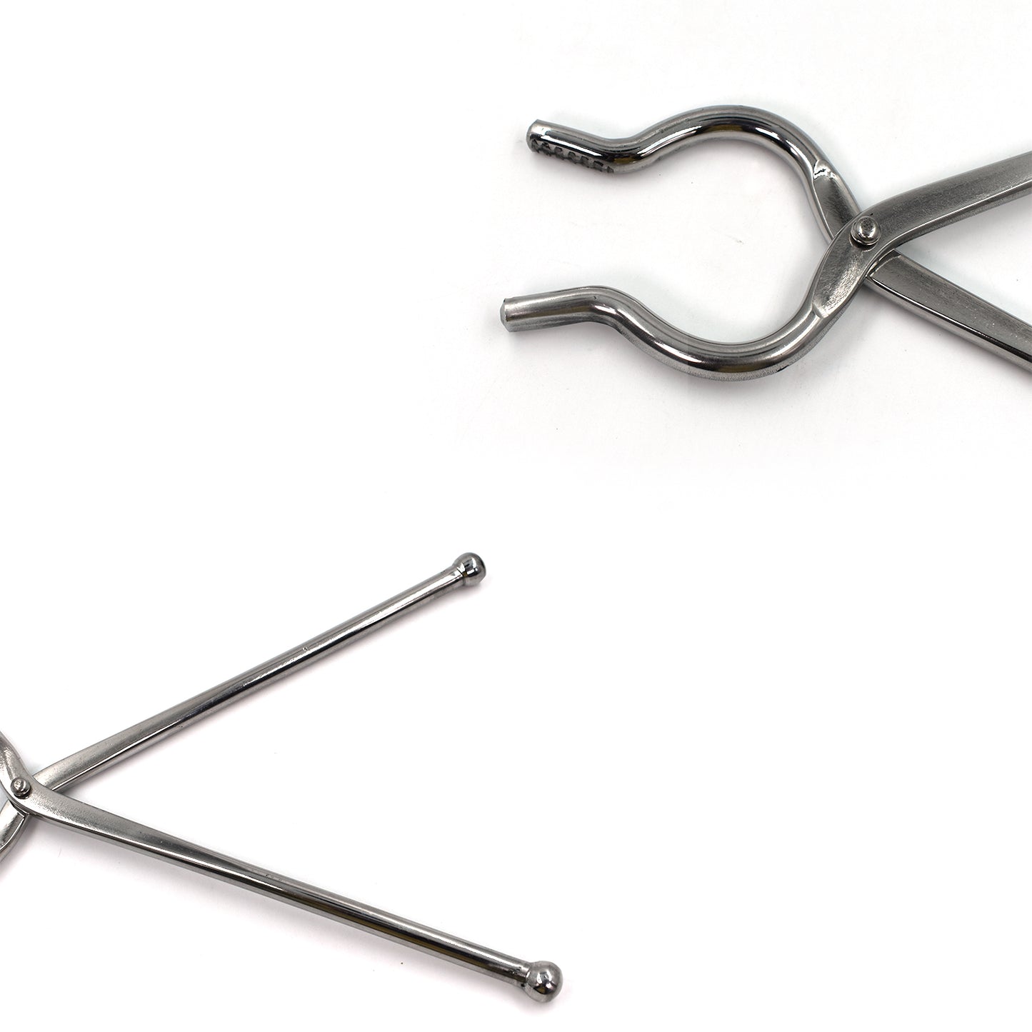 stainless steel tongs 33 cm for holding hot utensils