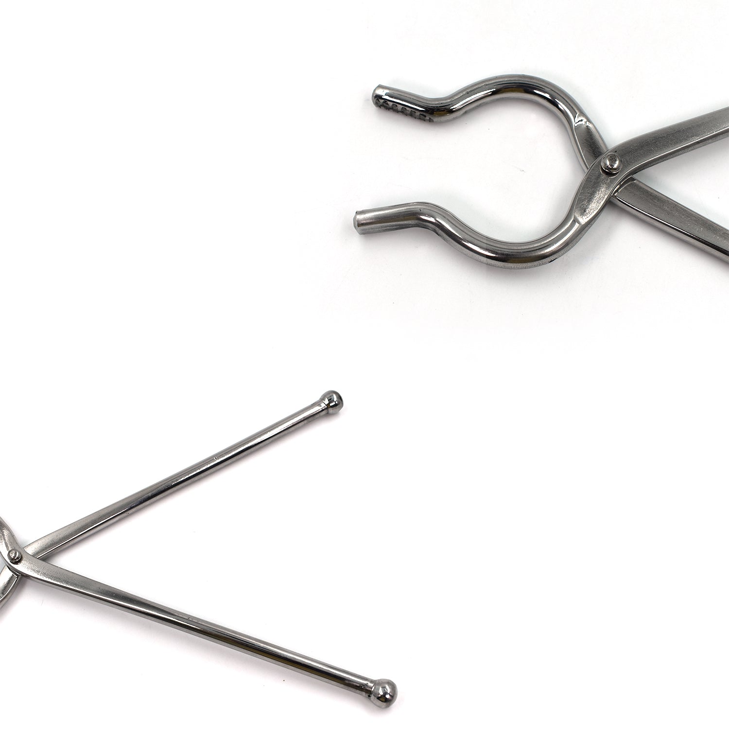 stainless steel tongs 33 cm for holding hot utensils
