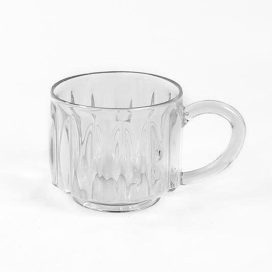 Unbreakable Transparent Plastic Tea Cups (Set Of 6 Pc)