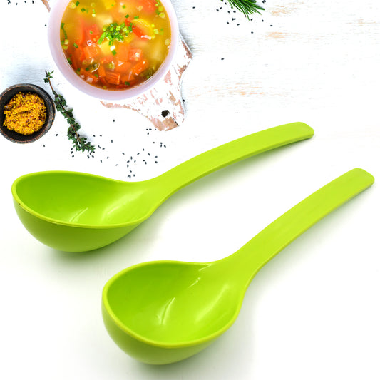 plastic spoon 10 inch multipurpose serving ladle pack of 2