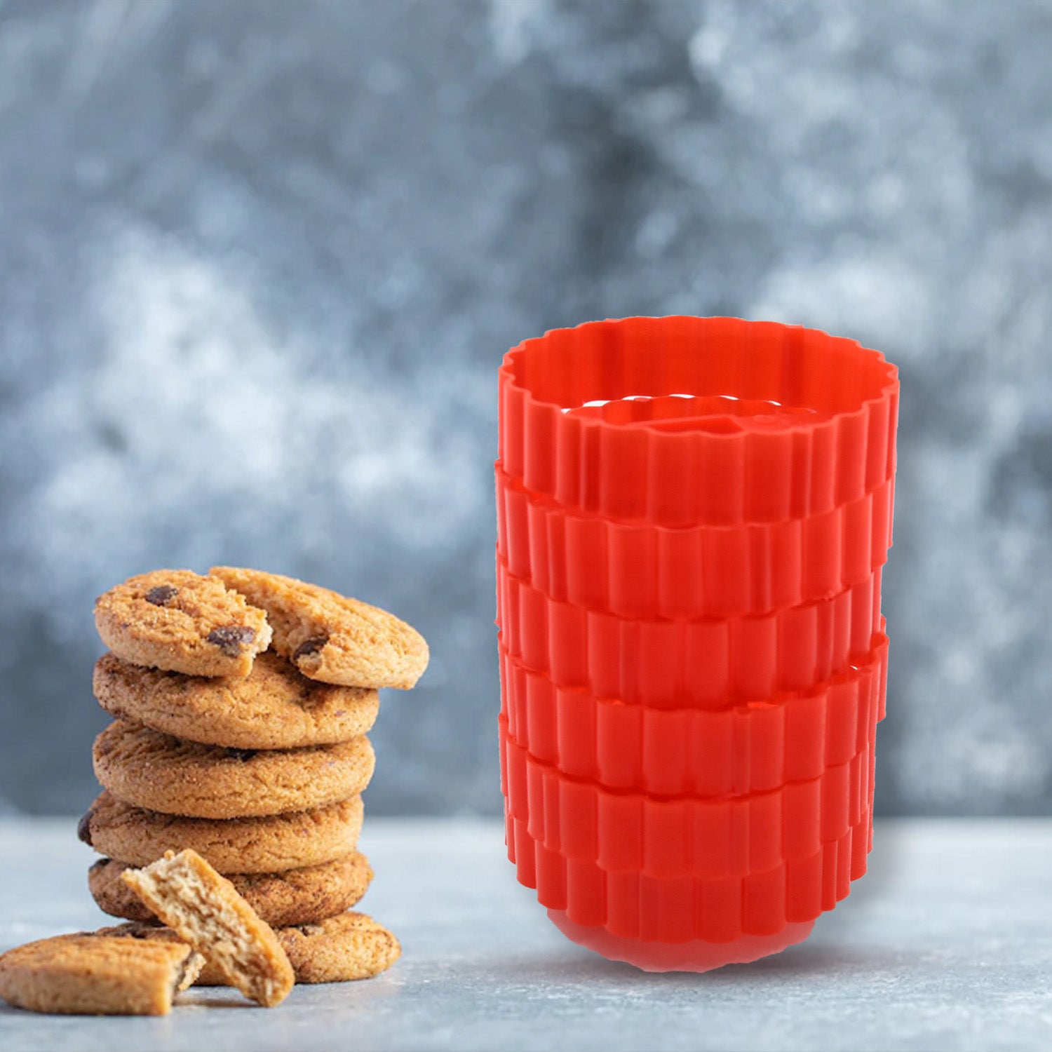 plastic cookie cutters 10 cm for biscuit shaping pack of 6