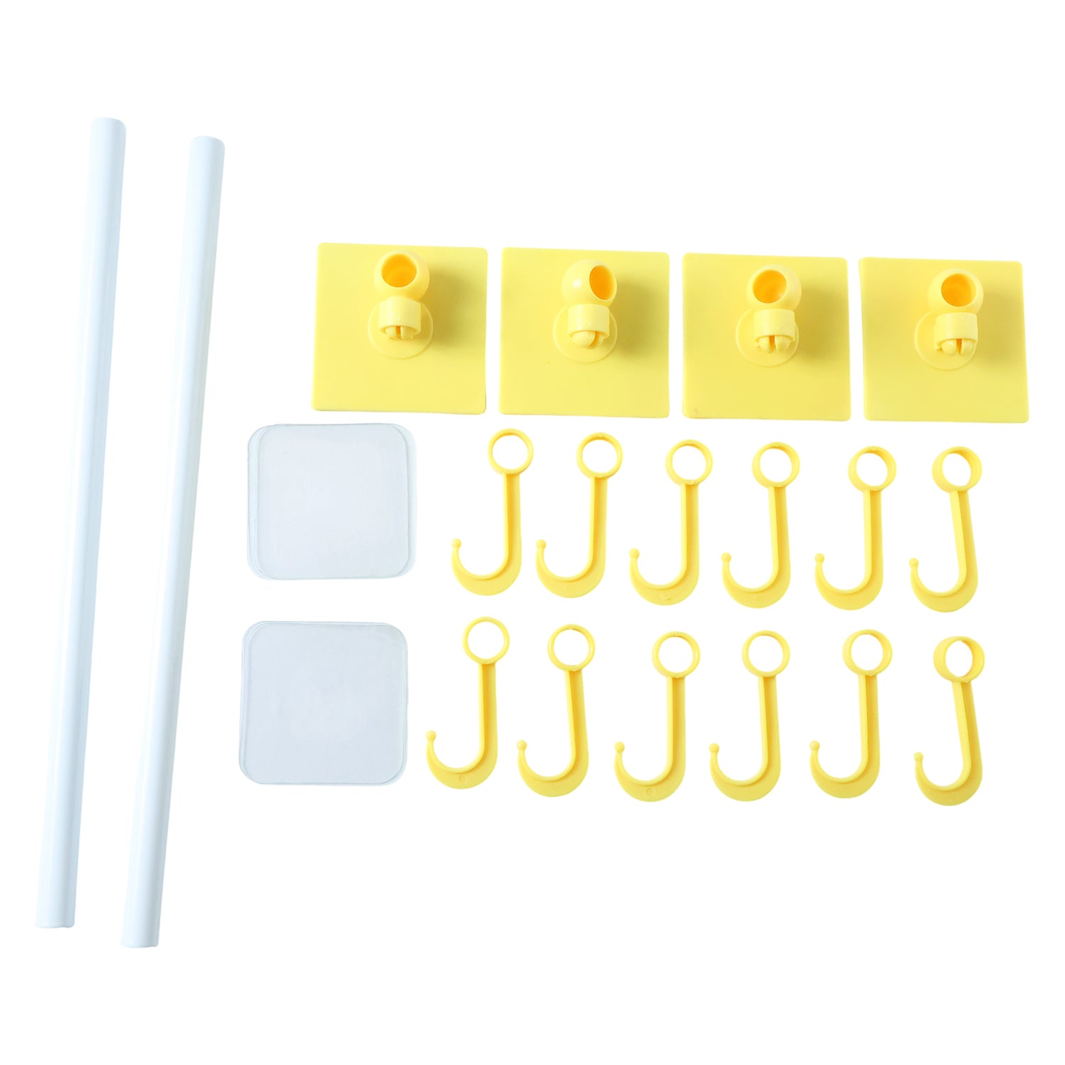 multipurpose kitchen hanging rack with adhesive mount pack of 2