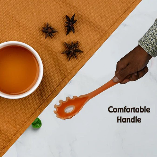 silicone spoon 29 cm heat-resistant kitchen utensil pack of 6