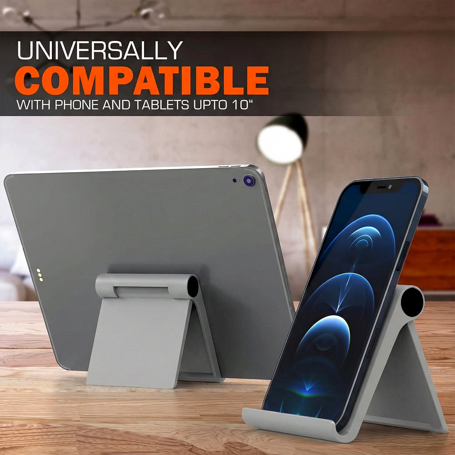 plastic foldable desktop mobile stand foldable design pack of 1