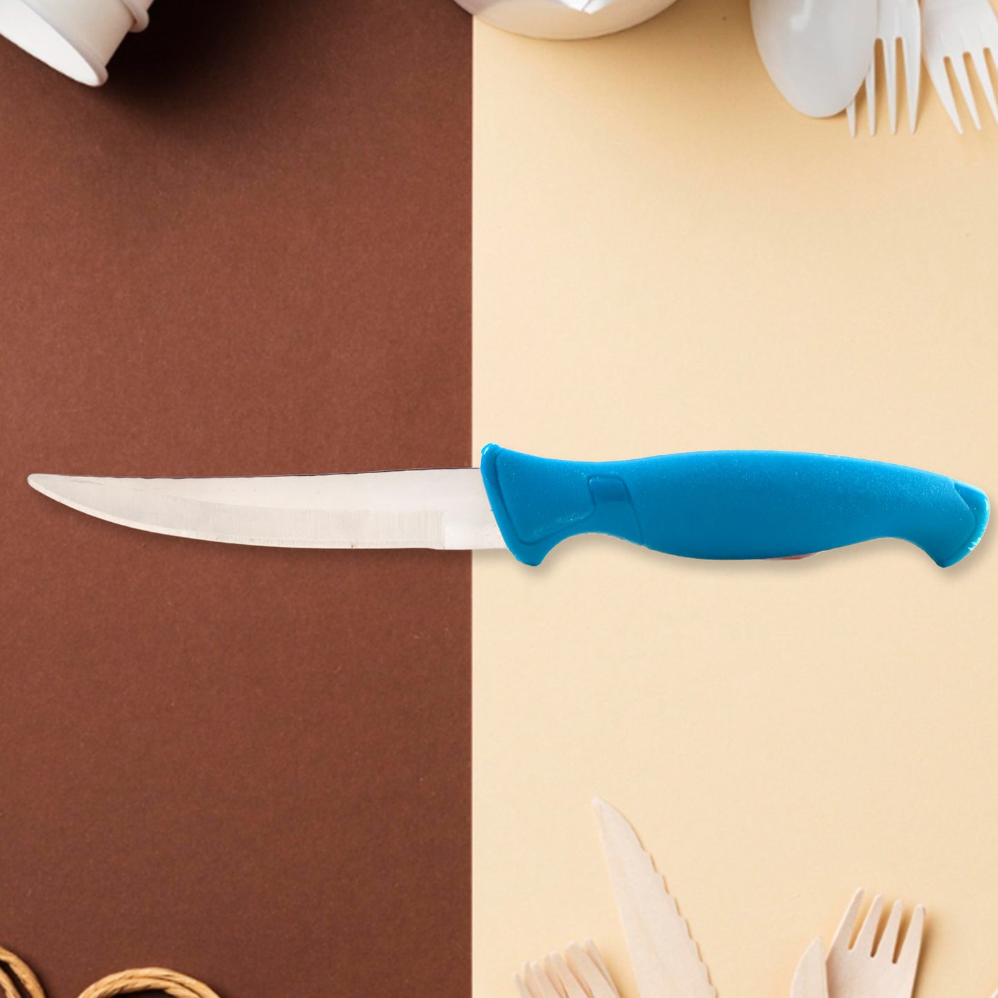 kitchen knife 22 cm stainless steel blade ergonomic handle pack of 1