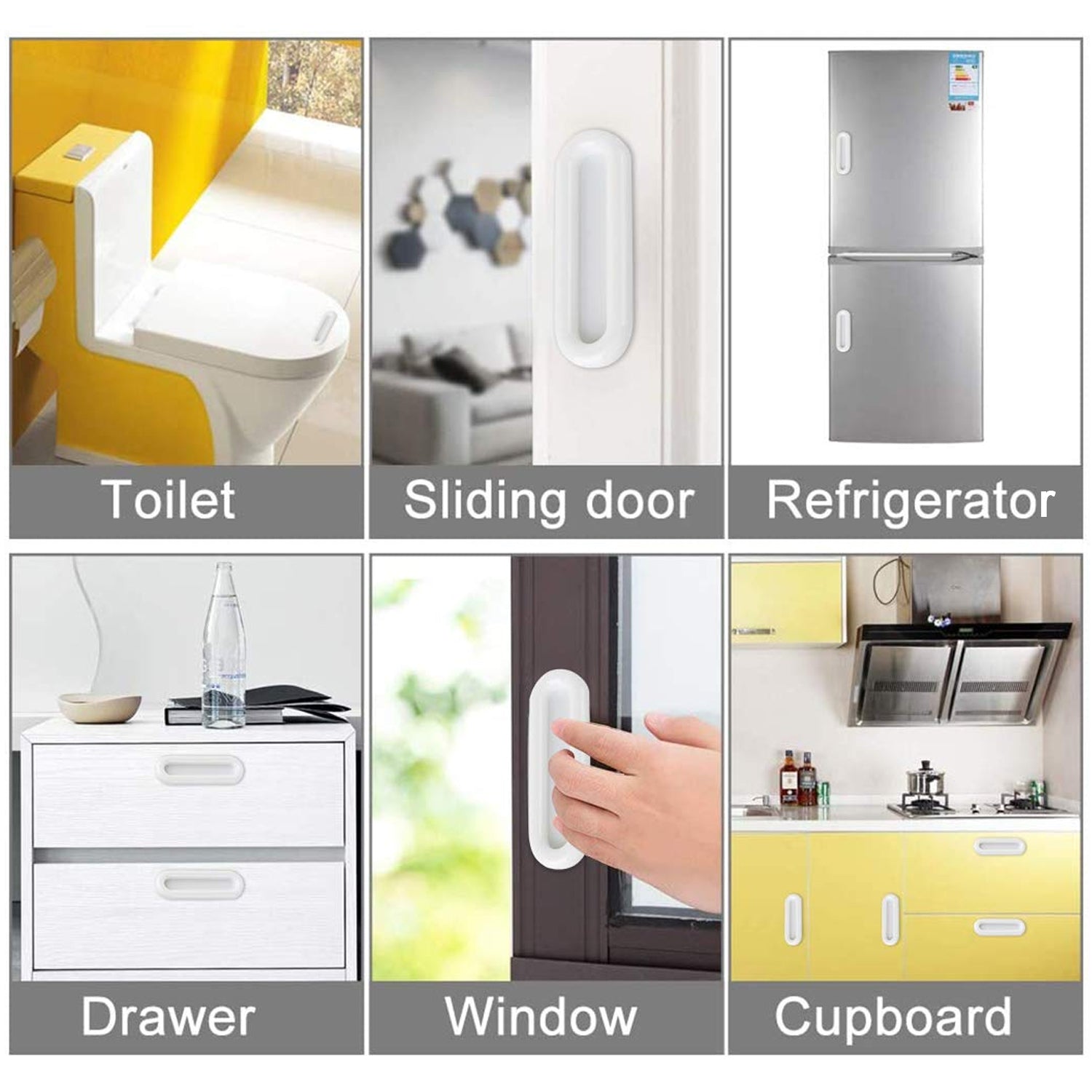 self stick push pull helper pack of 2 for cabinets and drawers