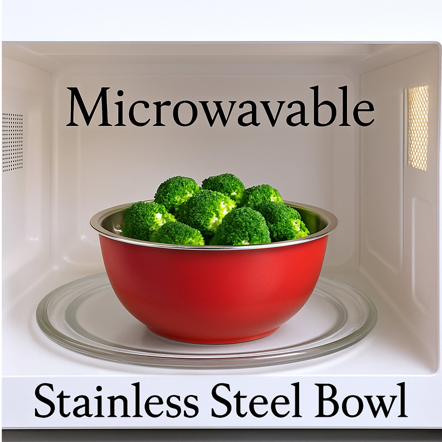 microwave-safe plastic serving bowl 2200ml with lid