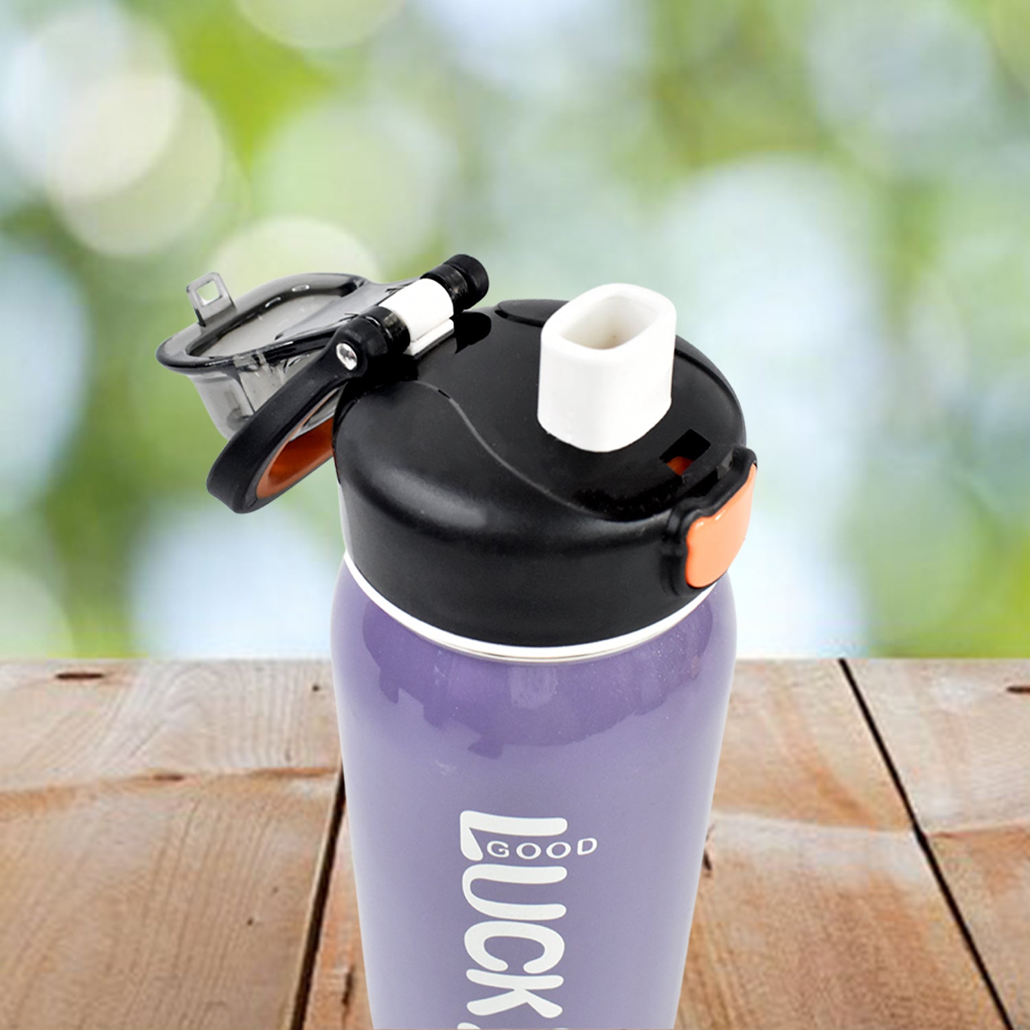 Stainless Steel Water Bottles Approx 600ml (Mix Design  Color  1 Pc)