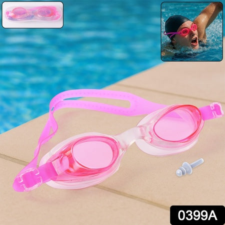 silicone swimming goggles with adjustable straps pack of 1