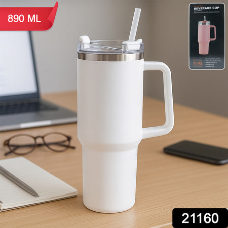 Premium Stainless Steel Vacuum Insulated Travel Mug  (890ml  1 Pc)