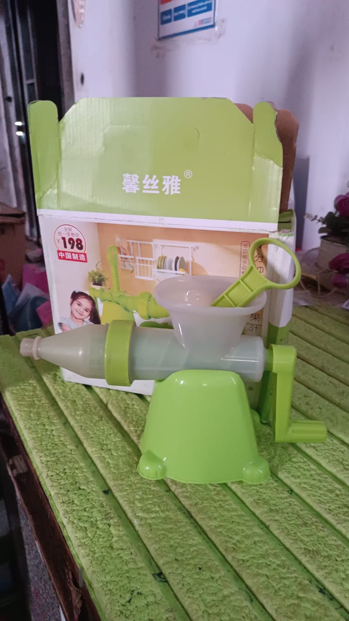 manual juicer plastic handle for fruit and vegetable juice