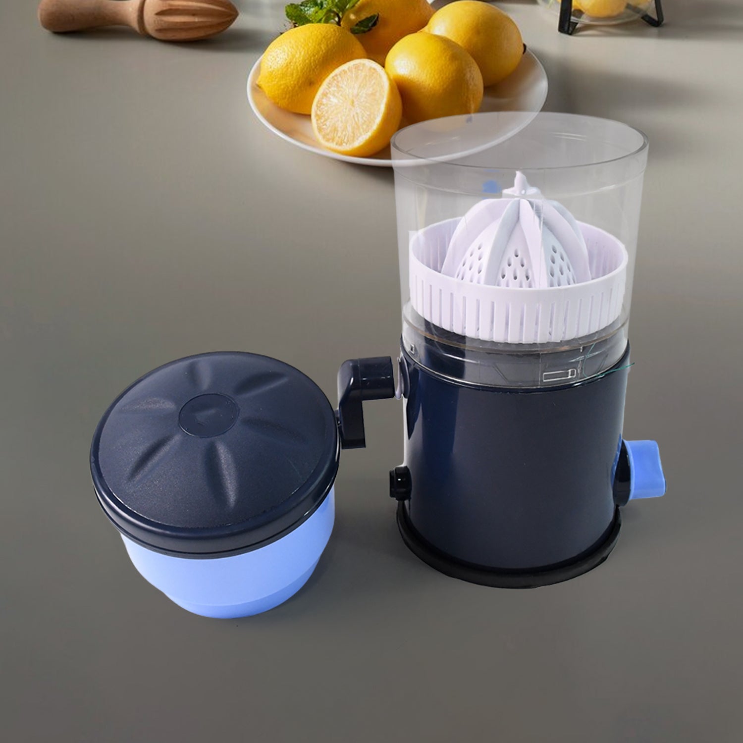 manual juicer compact with vacuum lock base for kitchen use pack of 1