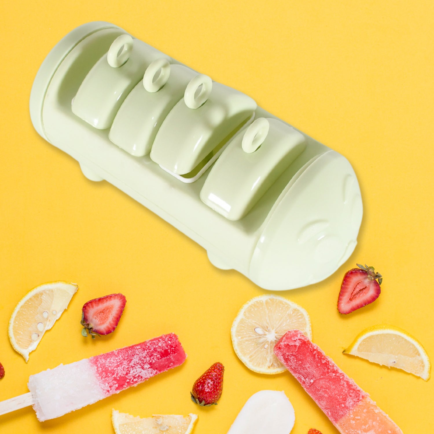 ice candy mold 19 cm plastic pack of 4 for popsicles