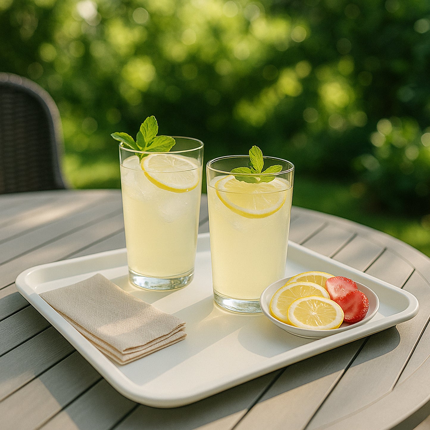 serving tray plastic 40x30 cm for tea and snacks