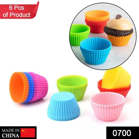 silicone cupcake baking mold 7cm for cake making