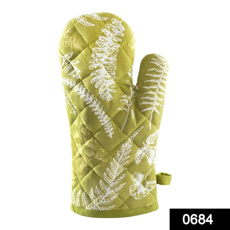 cotton padded heat proof oven gloves 30 cm for baking