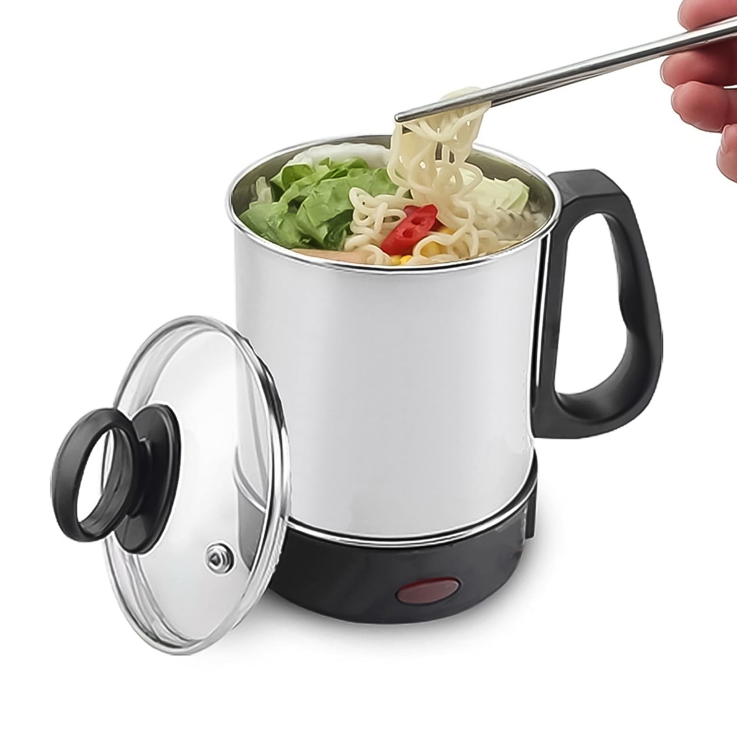 stainless steel soup pot with lid 2.5 l capacity for cooking