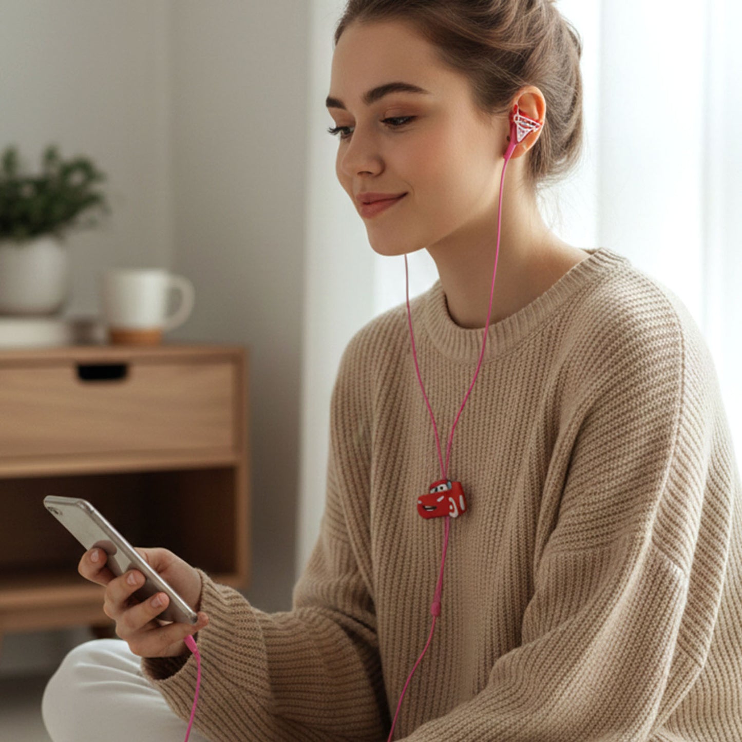 silicone wired in-ear earphones lightweight pack of 1