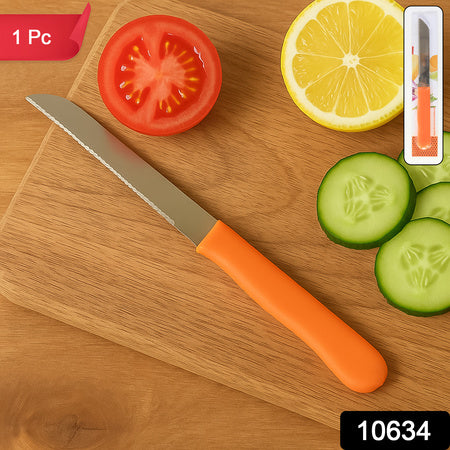 stainless steel plain knife with plastic handle pack of 1