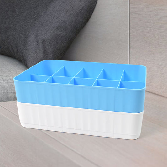 multi-function desktop drawer storage box 27x18x12 cm pack of 2