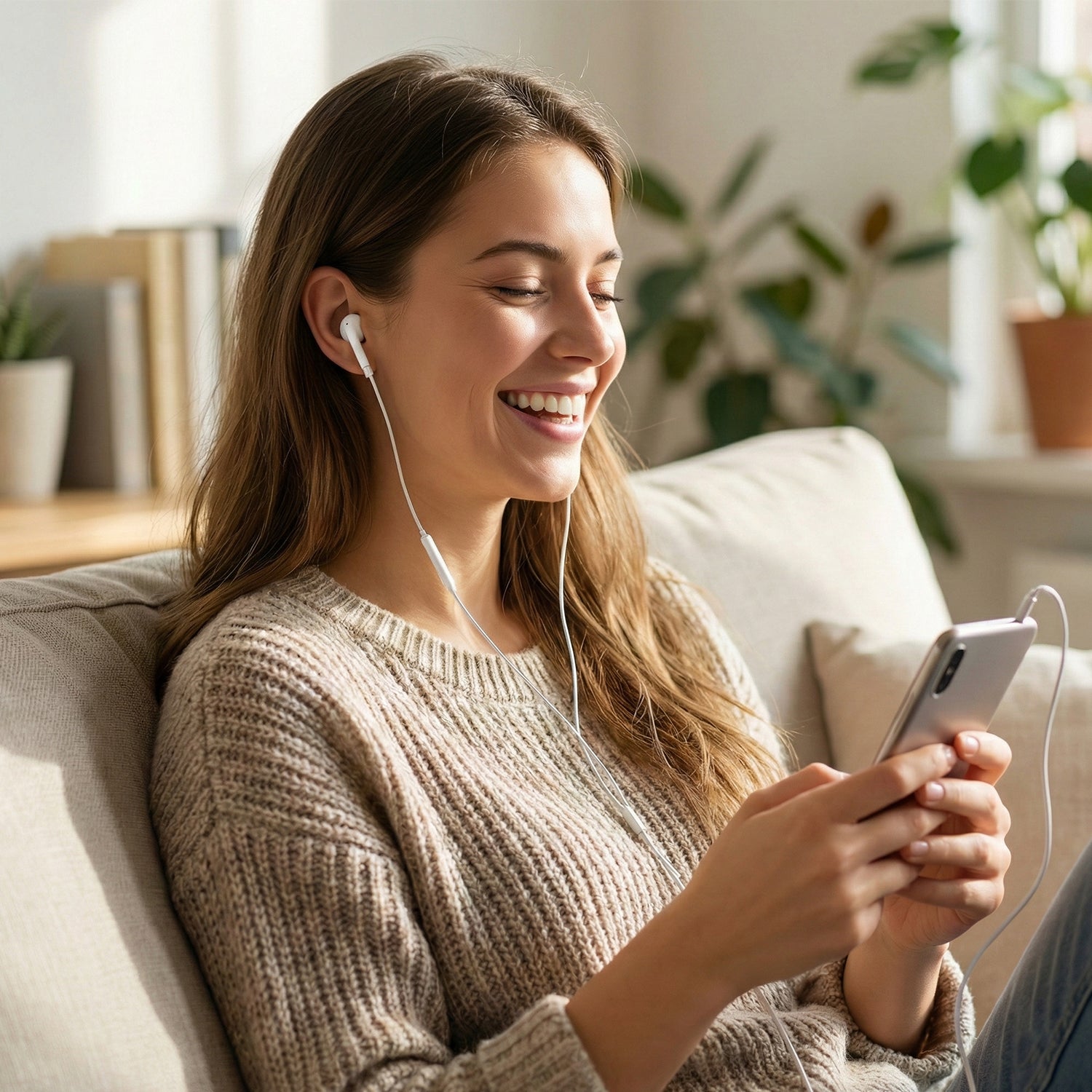 wired in-ear earphones with 3.5mm audio jack pack of 1