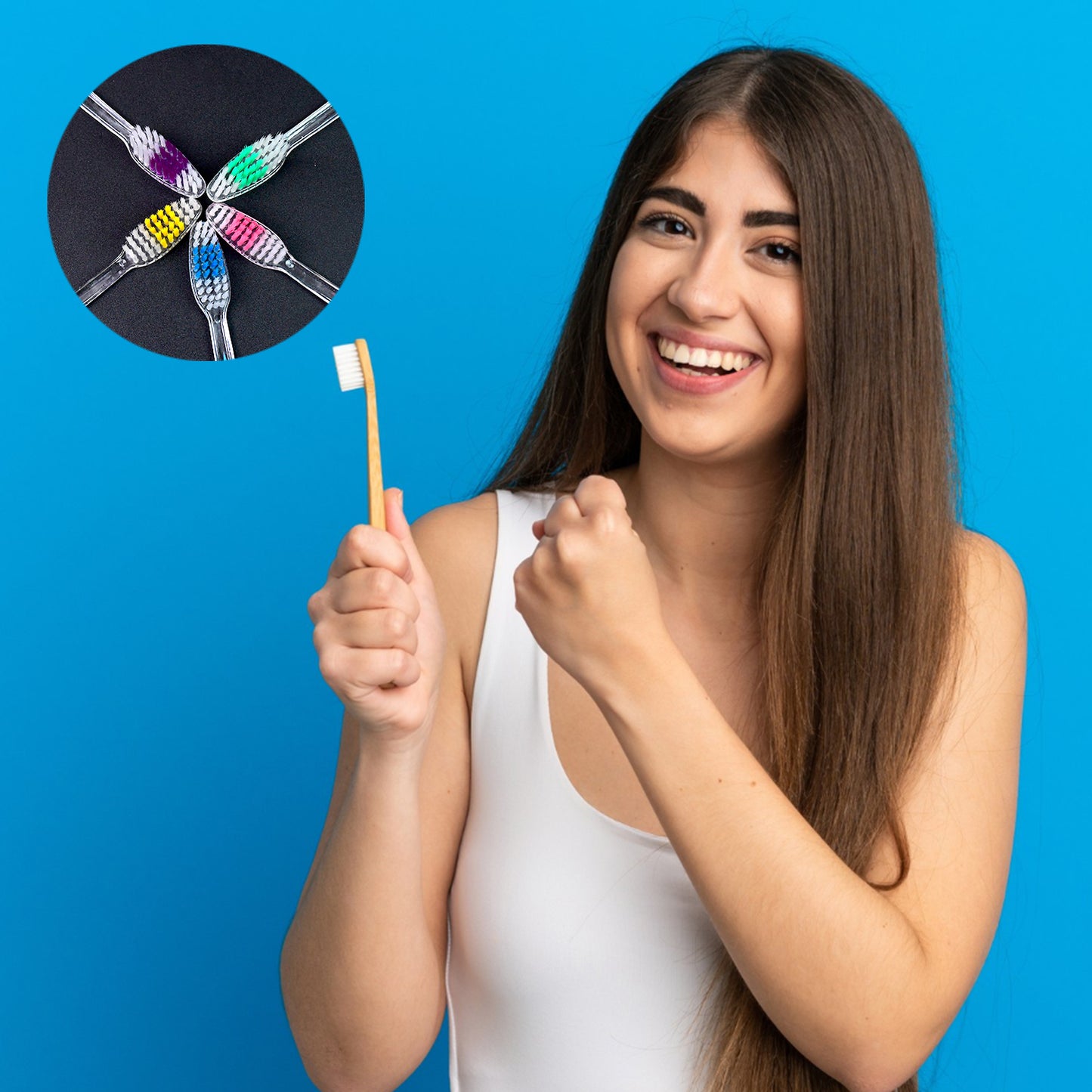 plastic toothbrush soft bristles pack of 1 mix color