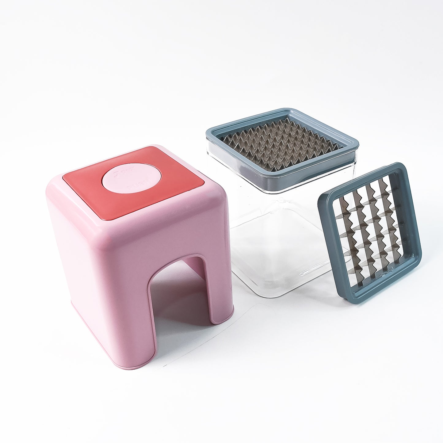 heavy duty potato chipser vegetable chopper with dual blade set