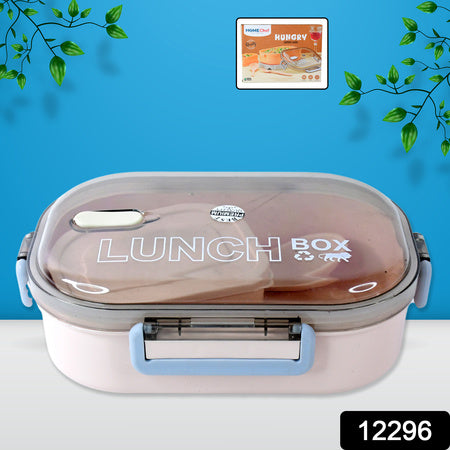 leak-proof lunch box with 3 compartments bpa-free plastic
