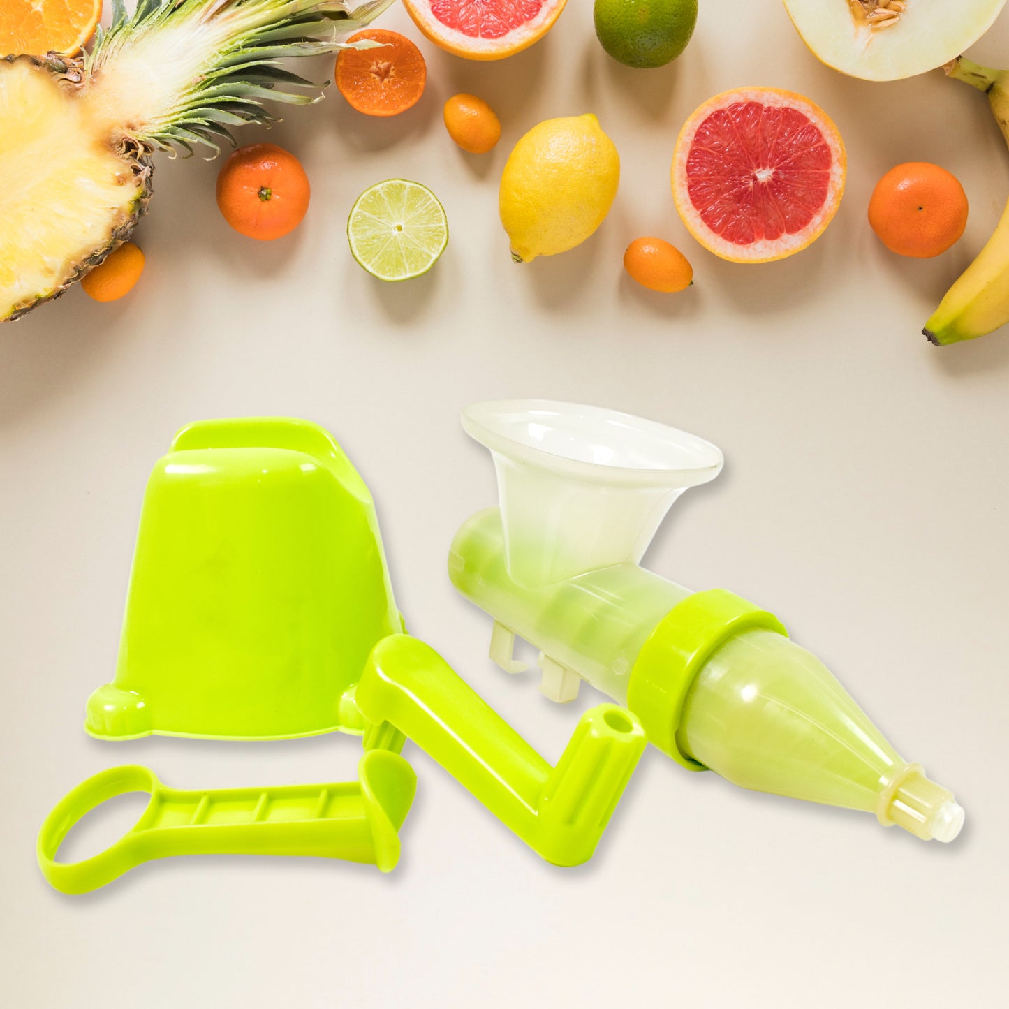 manual juicer plastic handle for fruit and vegetable juice