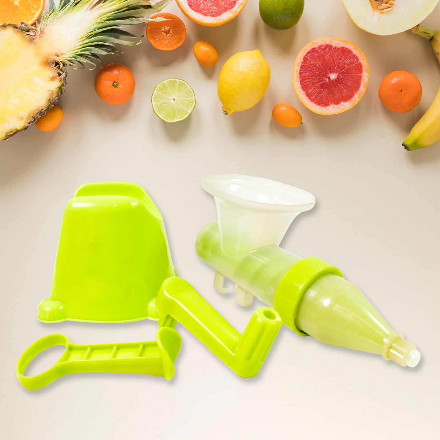 manual juicer plastic handle for fruit and vegetable juice