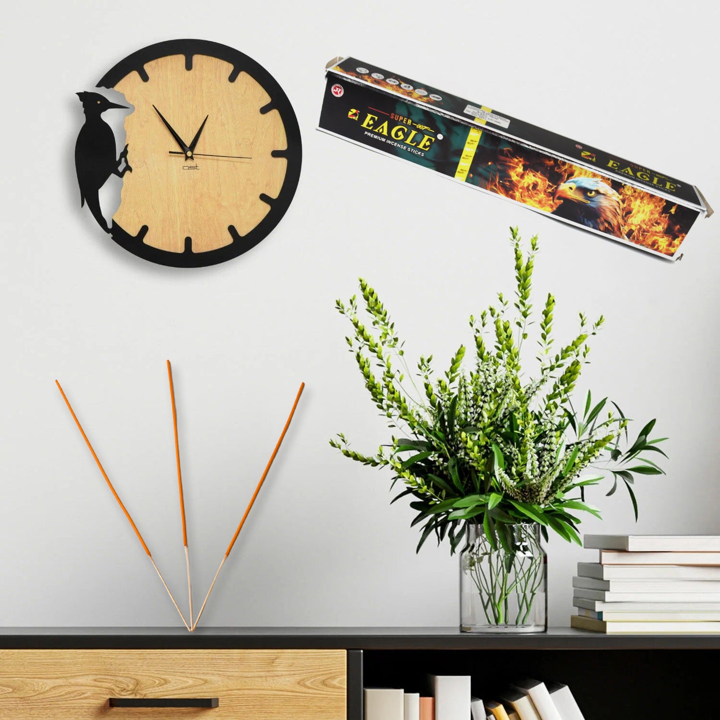 13119 Mosquito Agarbatti Stick Mosquito Agarbatti 1 Box (12 Packet  120 Sticks) (Incense Stick)