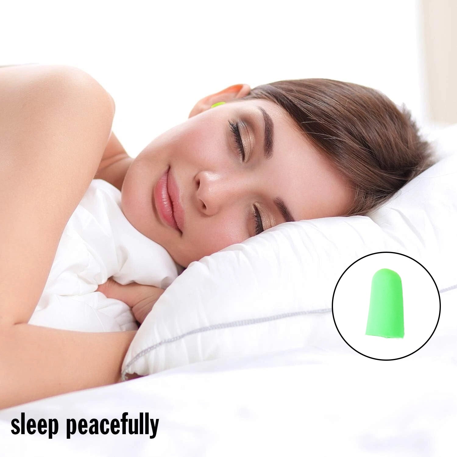 soft foam noise cancelling earplugs reusable pack of 4 pairs