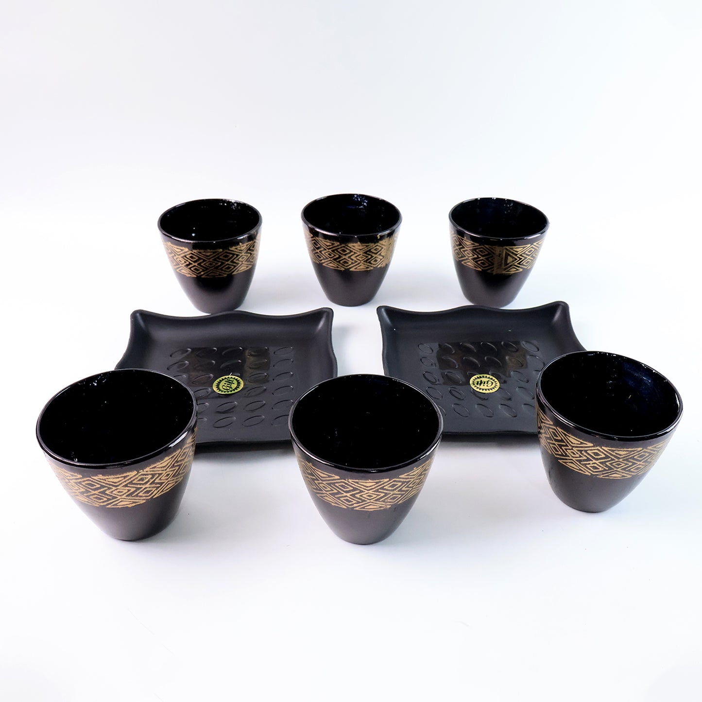 2 bowl 6 glass set with durable design for home use