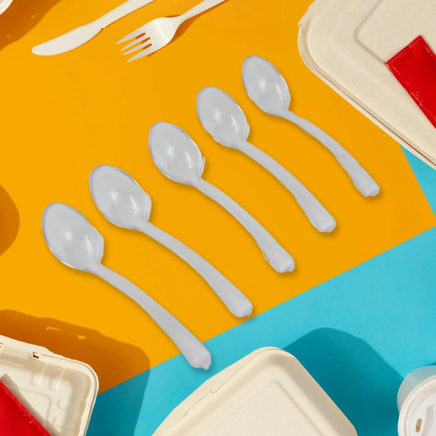 rotating spice jars 5 section vertical rotatable seasoning box