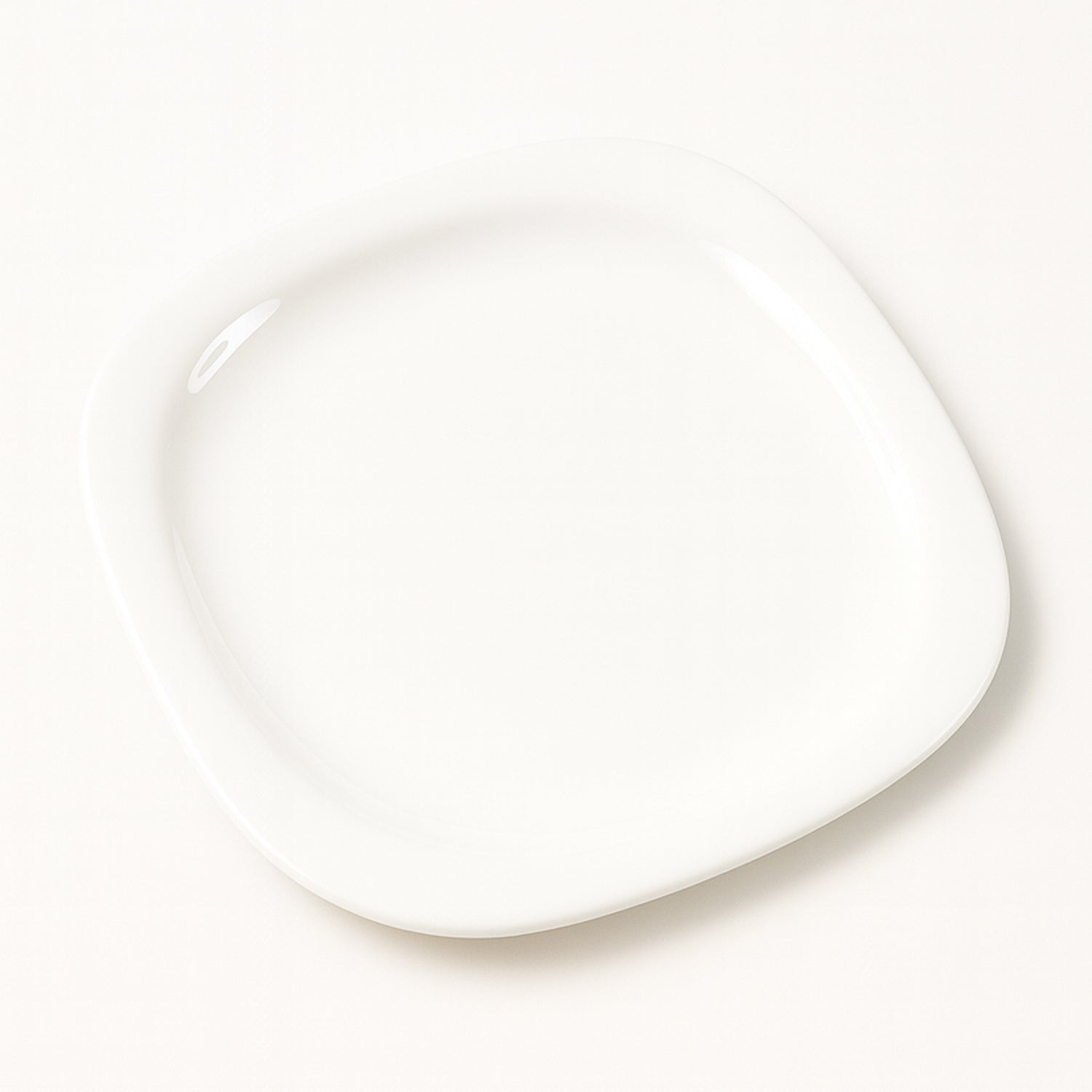 square dinner plate 32 cm plastic pack of 1