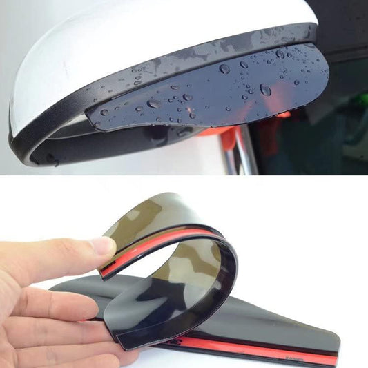 pvc mirror rain protector for car rearview mirror 23 cm pack of 2
