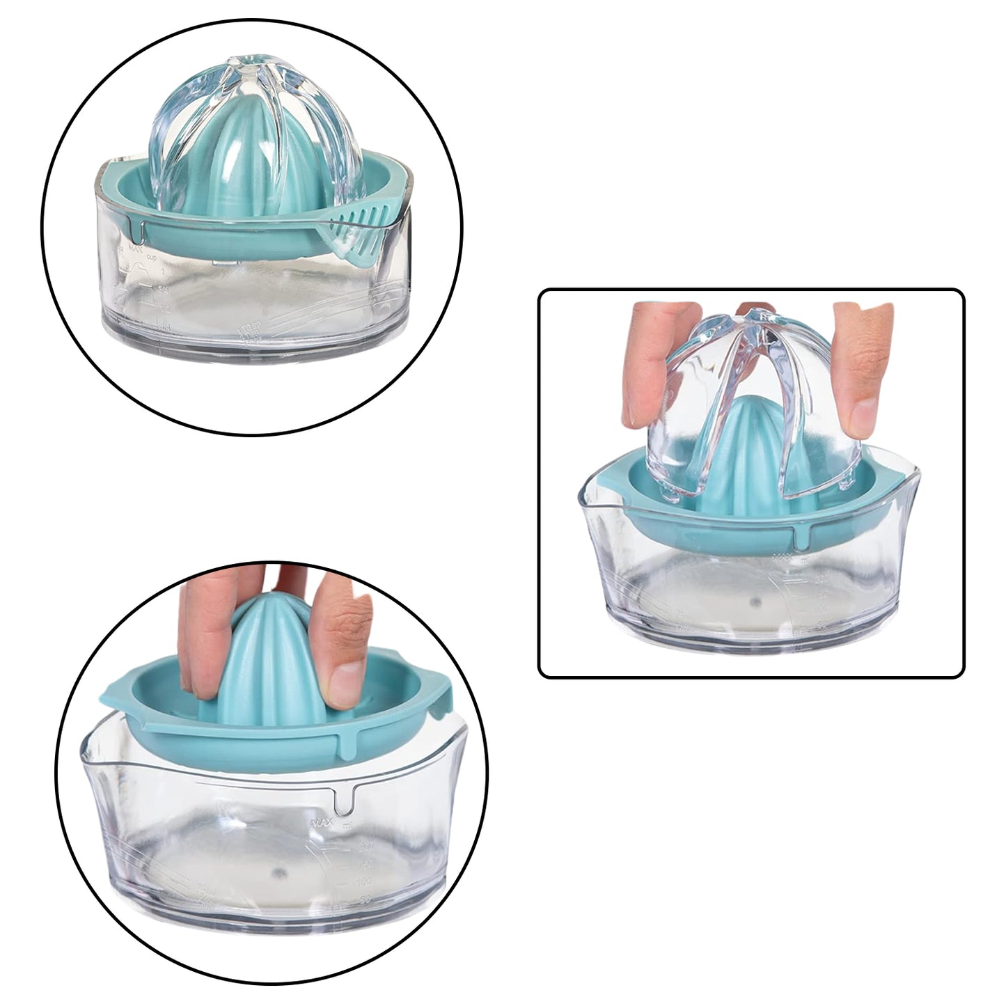 manual citrus fruit juice juicer squeezer 8 cm plastic