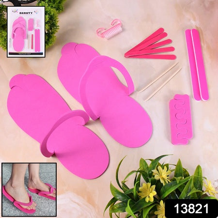 plastic and foam pedicure kit 13 tools foot care pack of 13
