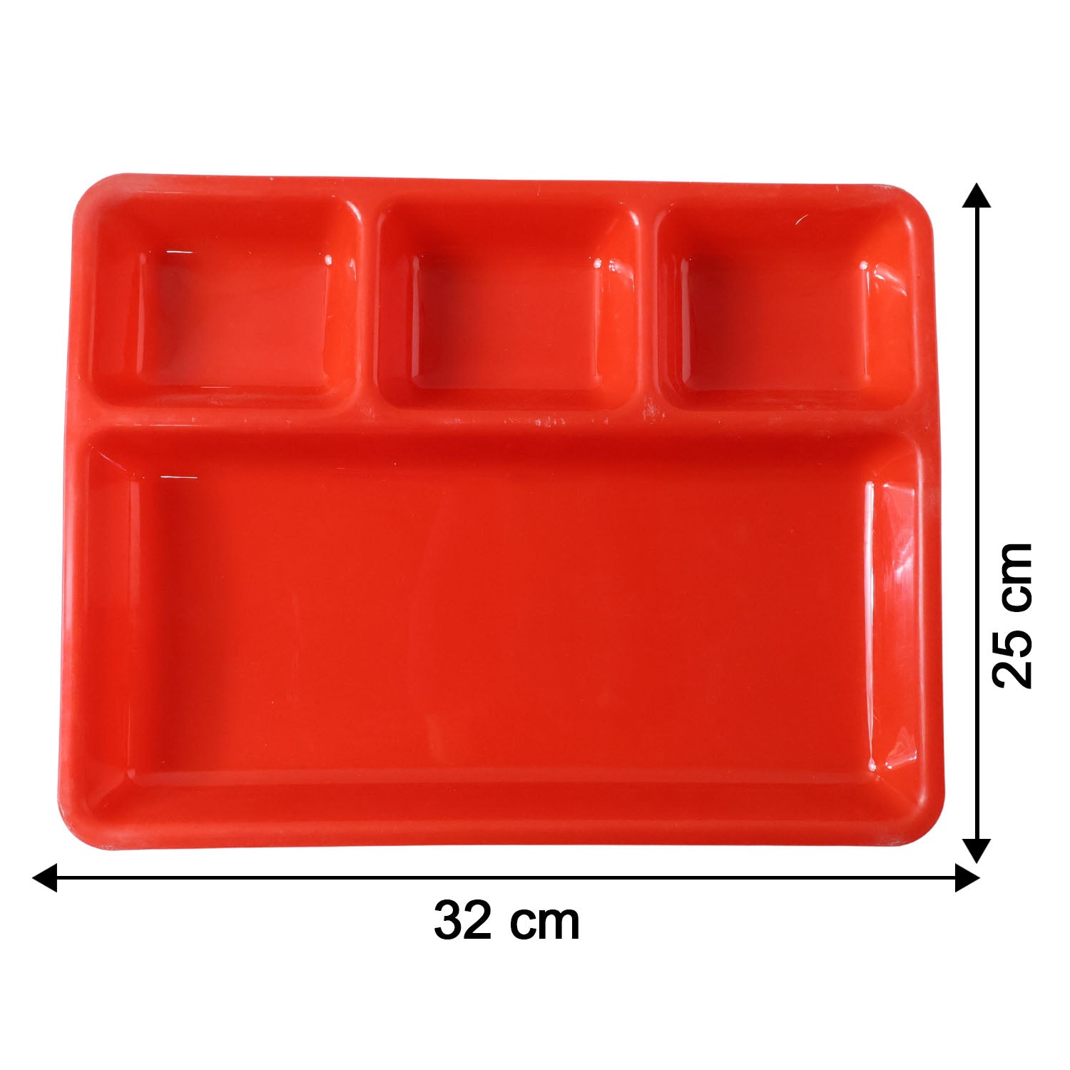 32  25 Cm Multipurpose Compartment Serving Tray (1 Pc)