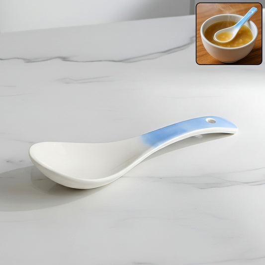 ceramic serving spoon 14 cm heat resistant pack of 1