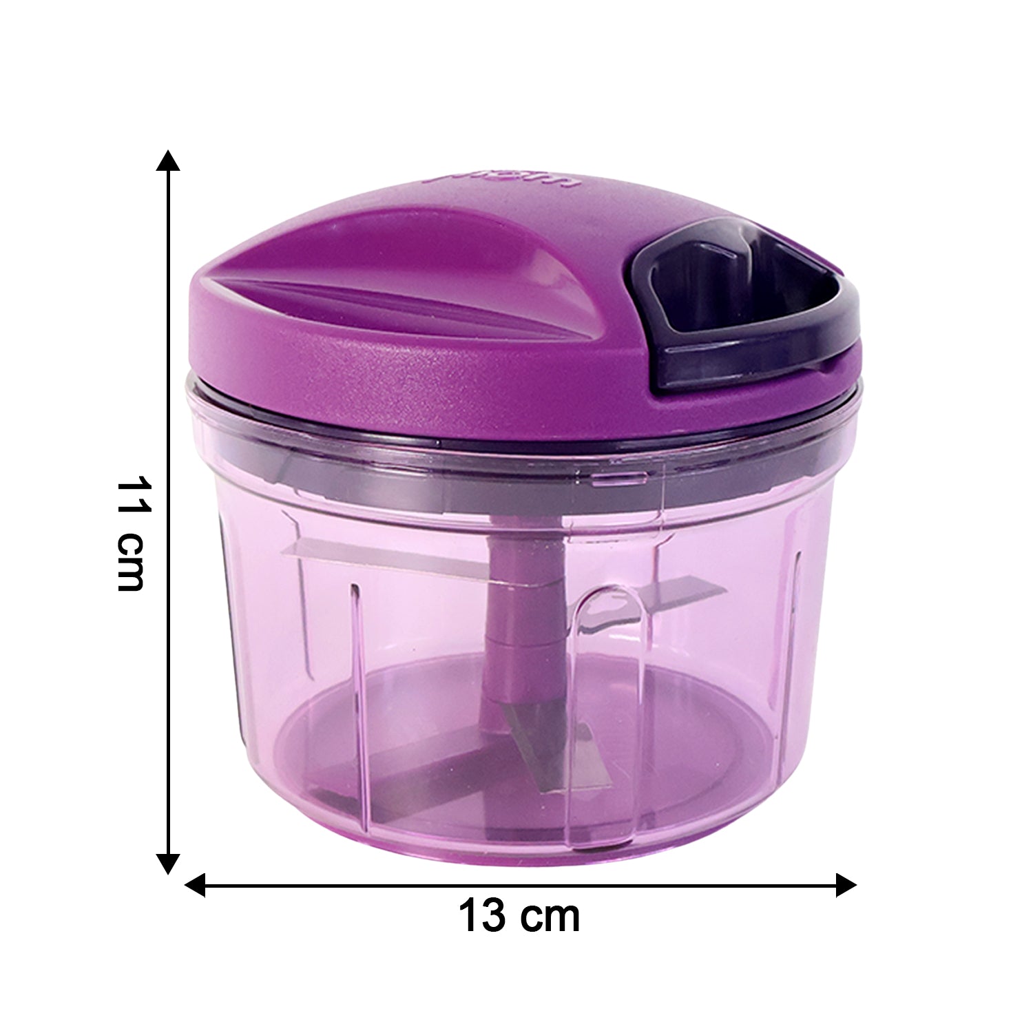 vegetable chopper 750 ml with stainless steel blades