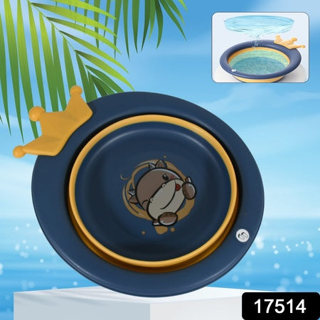 durable eco-friendly plastic foldable wash basin 33x31 cm pack of 1