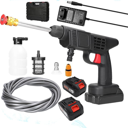 electric car washer gun 48v rechargeable cordless high pressure pack of 1