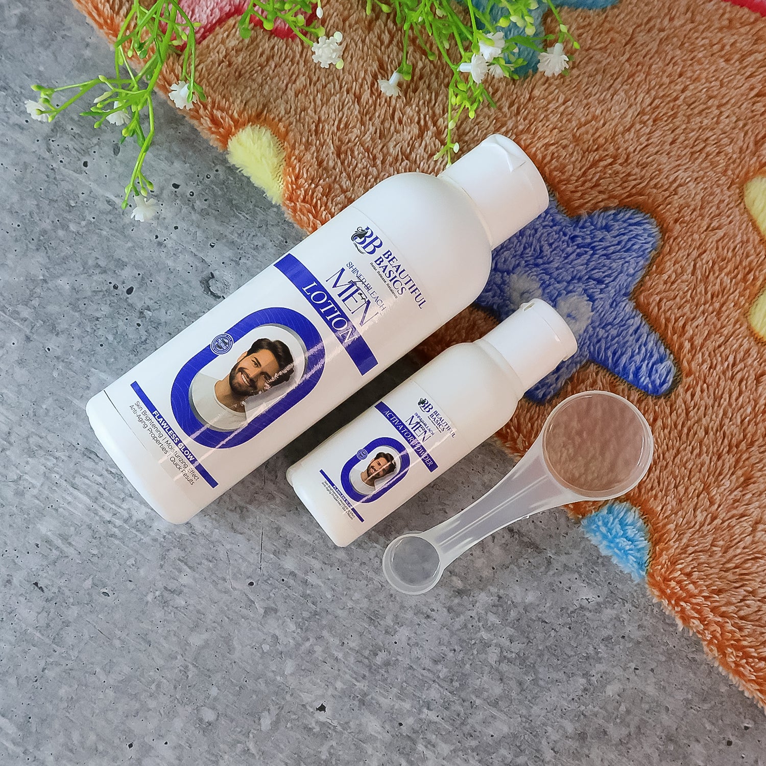 skin brightening bleach set lotion and activator powder 200 gm pack of 1