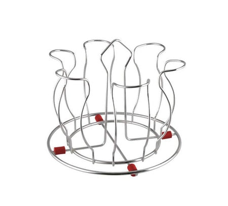 2134 Stainless Steel Glass Holder Glass Hanging Organizer For Kitchen Bars Pubs