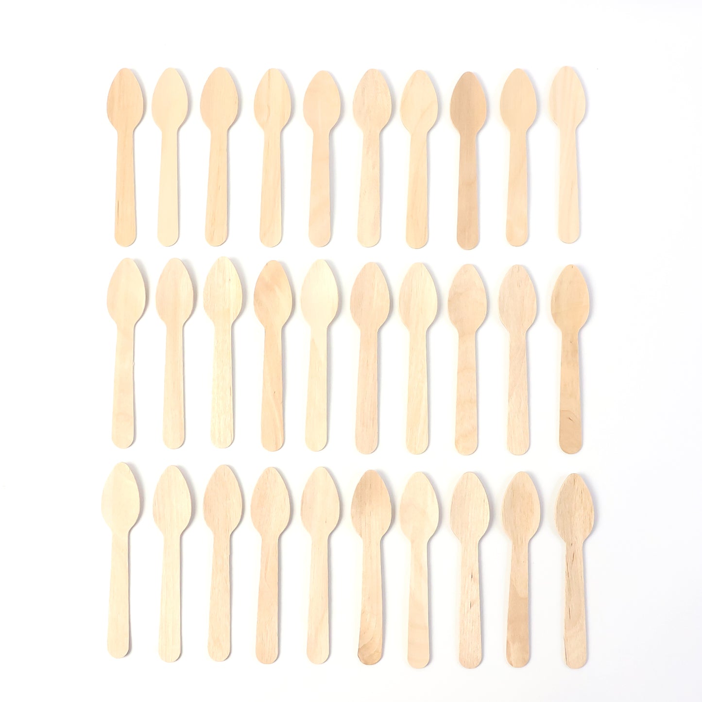 wooden tea spoon 110mm pack of 30