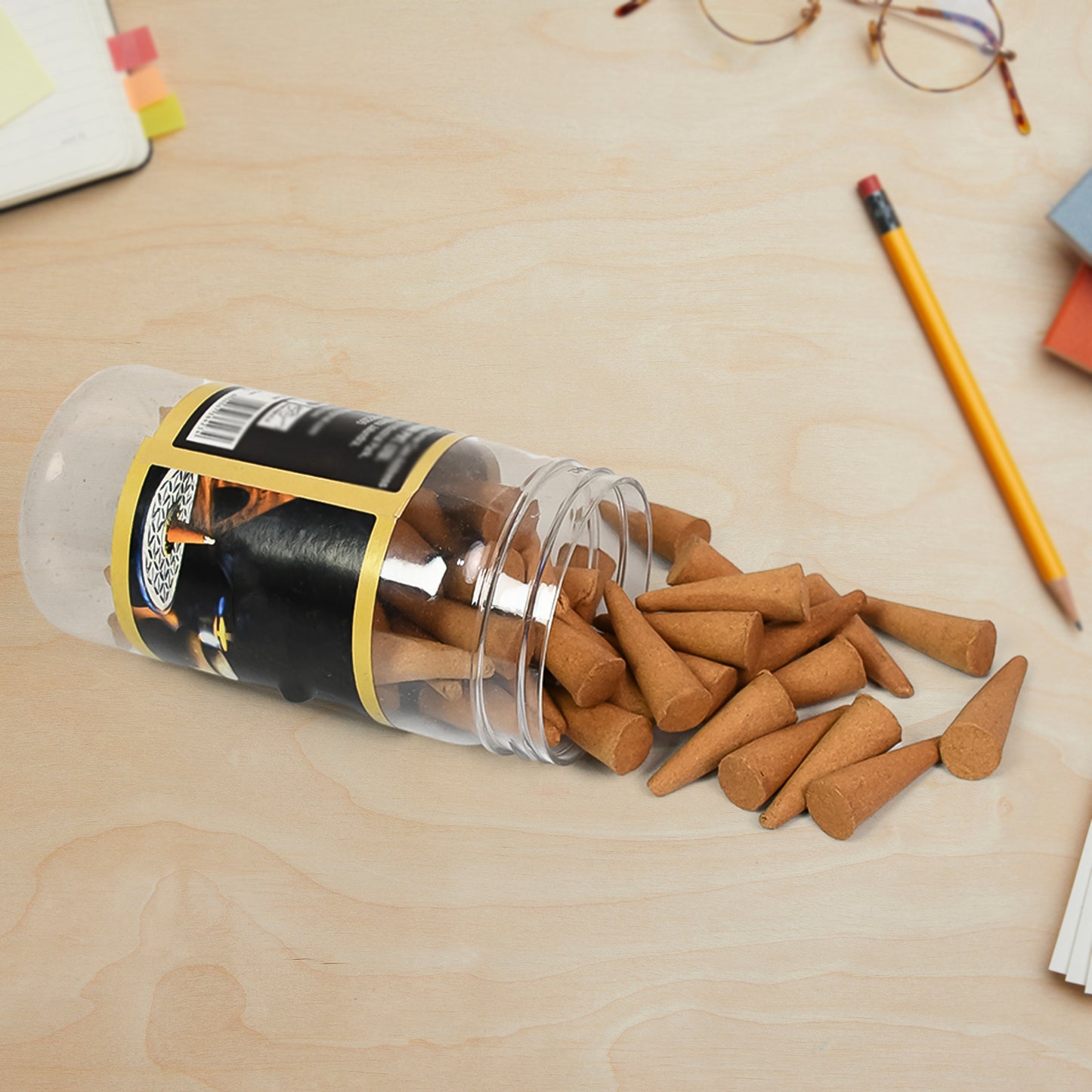 natural dark rose incense dhoop cones 120 gm pack of 1