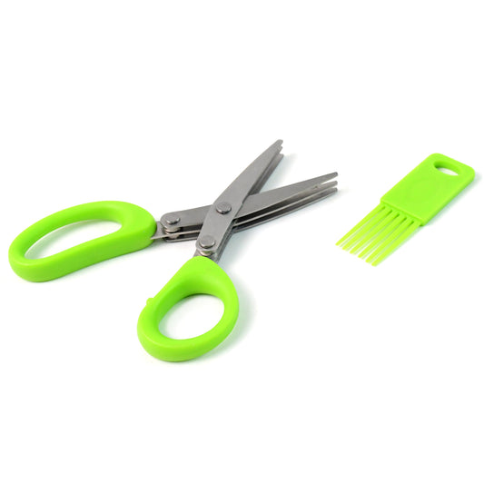 3-blade kitchen scissors with cleaning comb 15 cm