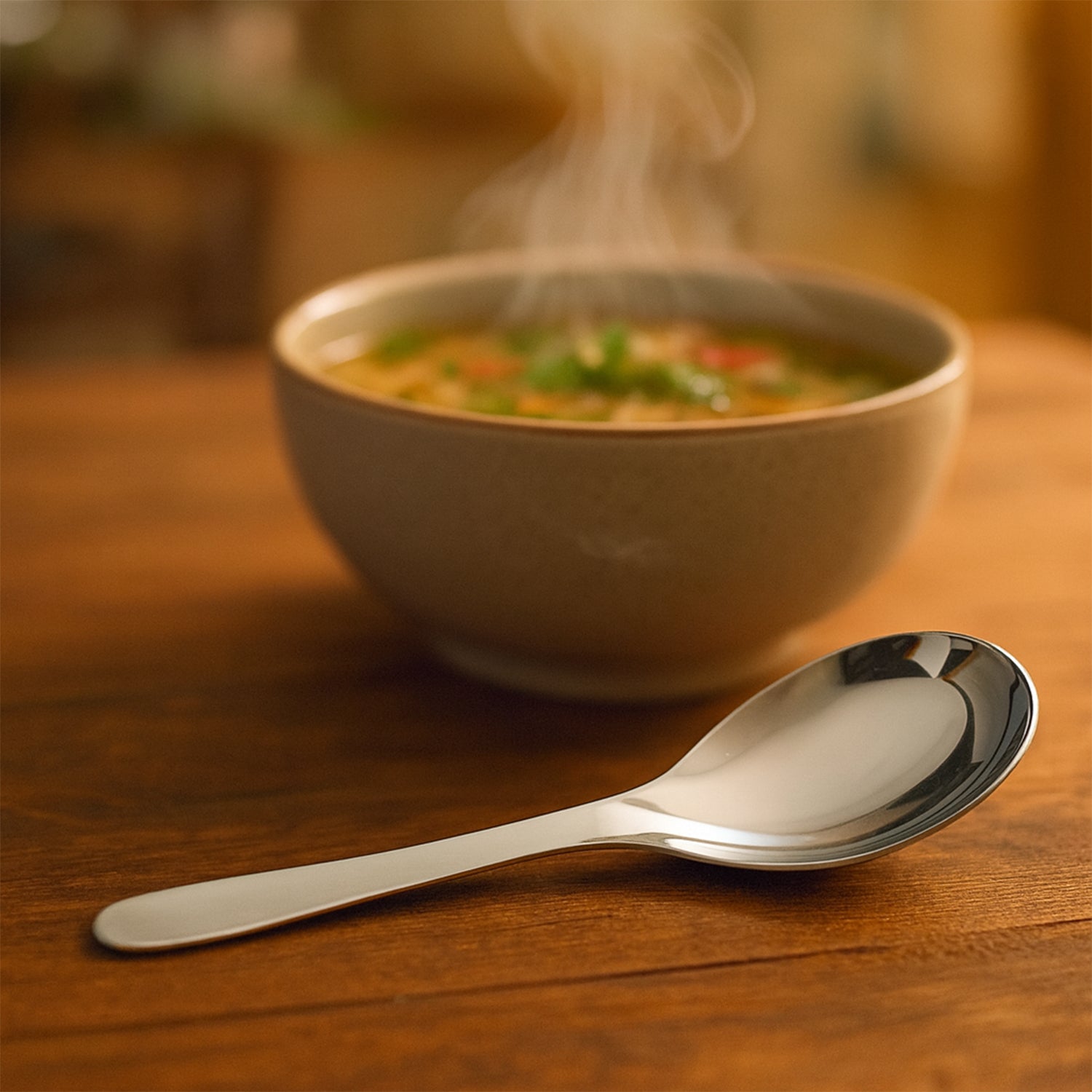 stainless steel soup spoon set pack of 6 for dining